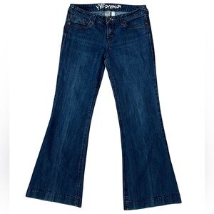 YMI Premium Y2K Low Rise Flare Jeans Size 9 Denim Stretch